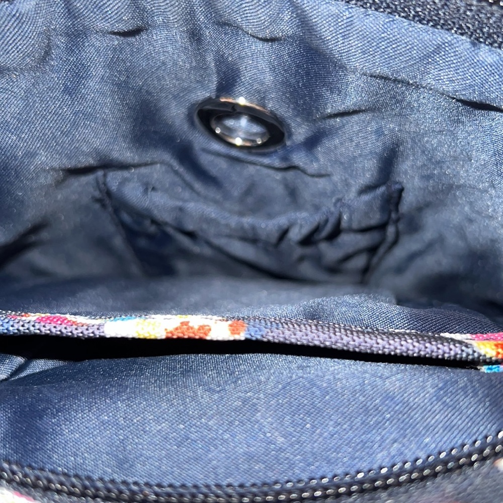 Vera Bradley Navy Blue Floral Crossbody Bag - Picture 15 of 16
